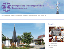 Tablet Screenshot of kirche-eppertshausen.de